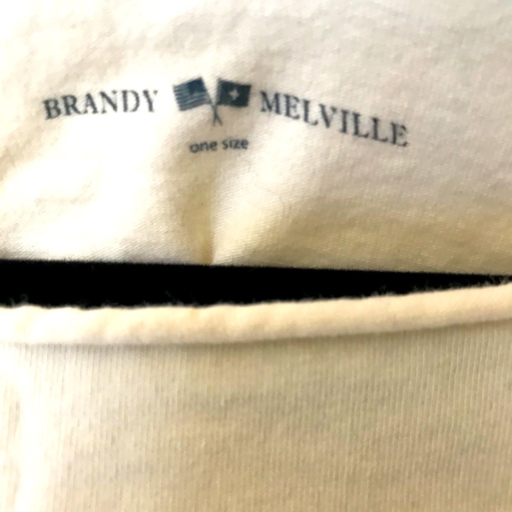 Off white off shoulder tee